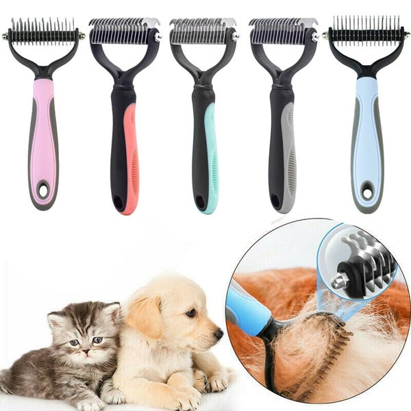 New Hair Removal Comb for Dogs Cat Detangler Fur Trimming Dematting Carousel 2