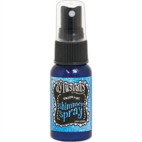 Ranger Ink Dylusions Shimmer Spray London Blue Carousel 1