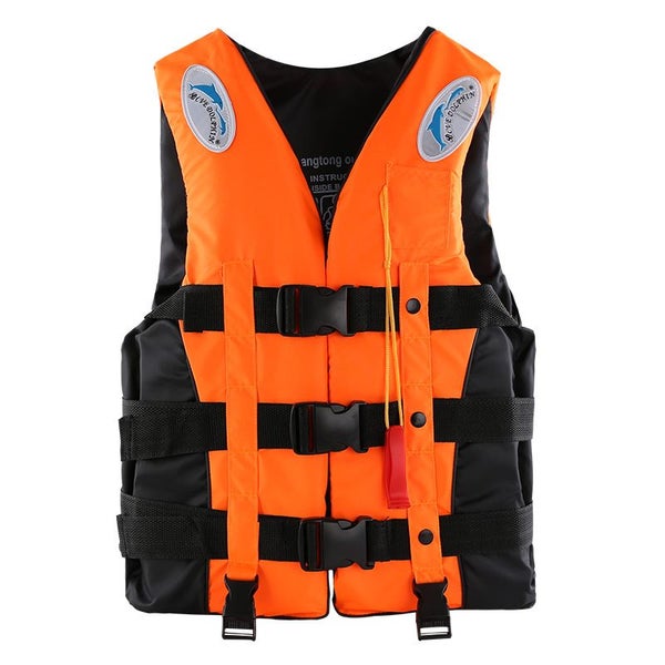 Adult Life Jacket Adjustable Buoyancy Aid Swimming Boating Sailing Carousel 1