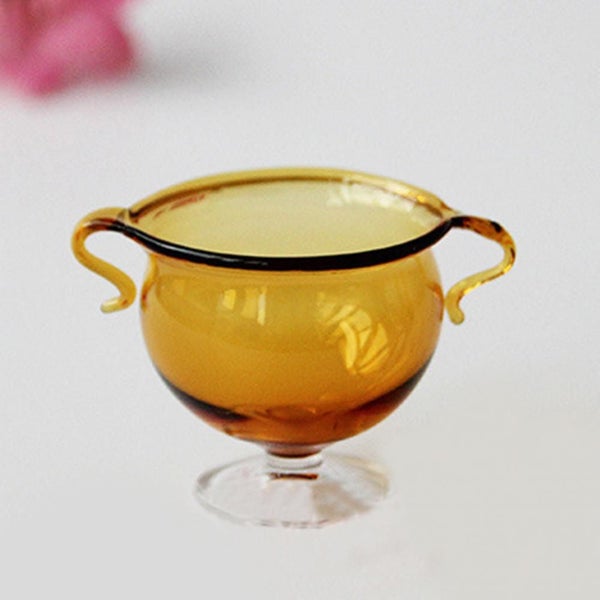 Dollhouse Utensils Miniature Scenery Accessory Glass 1/12 Scale Glass Carousel 7