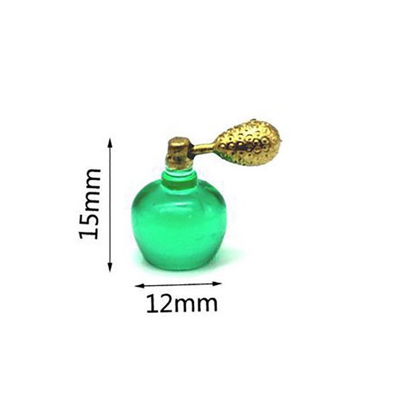 1pc Miniature Perfume Bottle Model Pretend Play Toy Dollhouse Dress Carousel 6