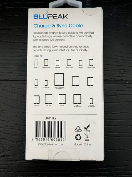 Blupeak Lightning to USB cable Carousel 2