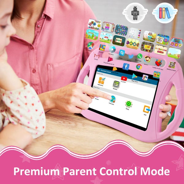 Kid's Tablets Computers Colourful 7 Inch Android Tablet With Protective Case Carousel 2