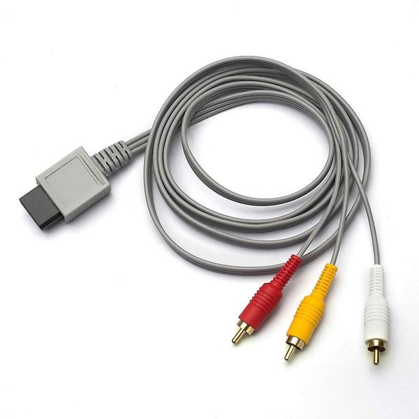 Av Cable For Wii Wii U, 6ft Composite 3 Rca Gold-plated Cable Cord Wire Main 480 Carousel 4