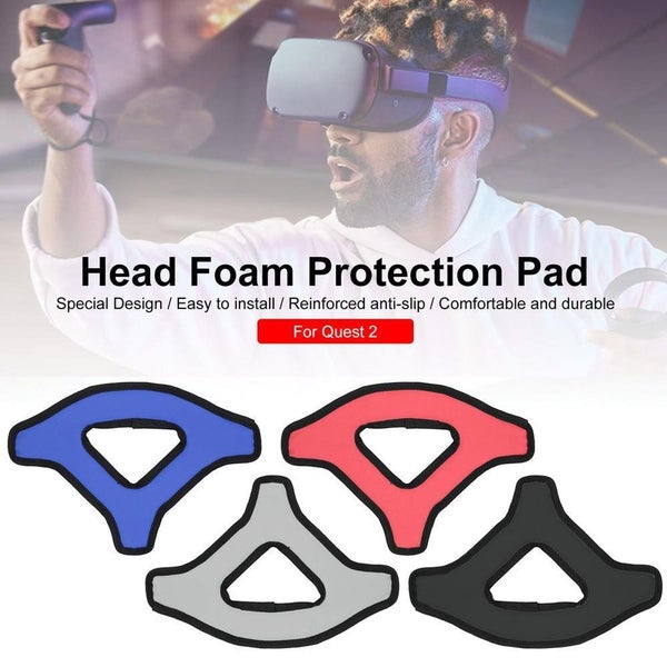 Reduce Pressure Head Strap Pad Soft PU Leather Cushion VR Headset Acces Carousel 2