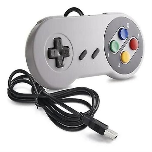 2 Pack Saffun Snes Retro Usb Controller Gamepad Joystick, Usb Pc Super Classic C Carousel 2
