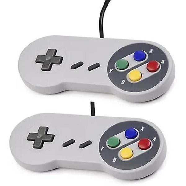 2 Pack Saffun Snes Retro Usb Controller Gamepad Joystick, Usb Pc Super Classic C Carousel 1