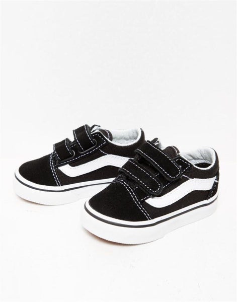 Vans TODDLER OLD SKOOL VELCRO SHOE BLACK Carousel 2
