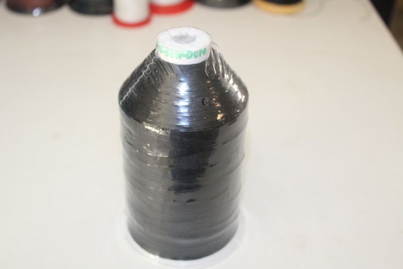BONDED NYLON UV STABILISED THREAD BLACK M20 TEX 138 TKT 135 Carousel 1