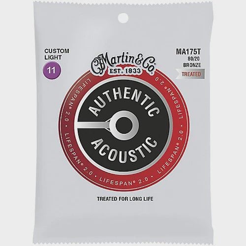 Martin - Authentic Acoustic Treated Bronze Guitar Strings - 11/52 Carousel 1