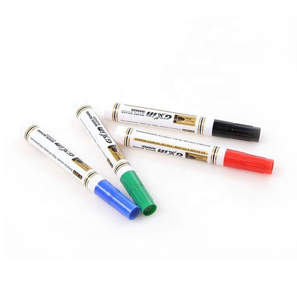 Whiteboard Marker Pen White Board Dry-Erase Mark Sign Bullet Tip Ink Carousel 10