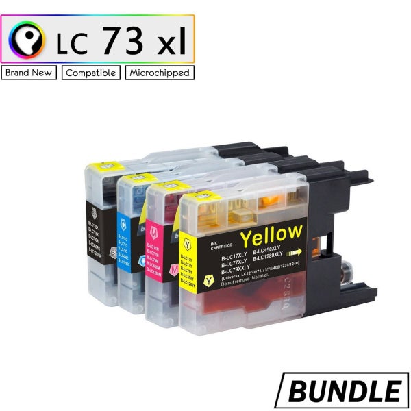 Compatible ink cartridges LC40 LC73 LC77 set of 4 BK+CMY Carousel 1
