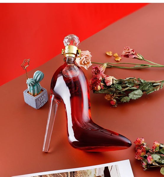 350ML Wine Whiskey Decanter Shoe High Heel Design NEW62995743252610113