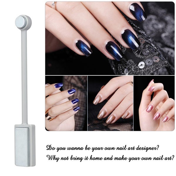 NEW Double-head Cat Eye Magnet Stick For 3D Magnetic Cat Eye Gel Nail Polish Carousel 2