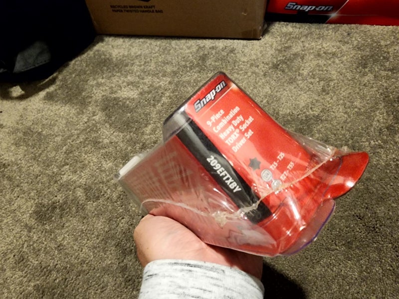 Snap-on 209EFTXBY 9 pc Combination Drive TORX Bit Socket Set Carousel 4