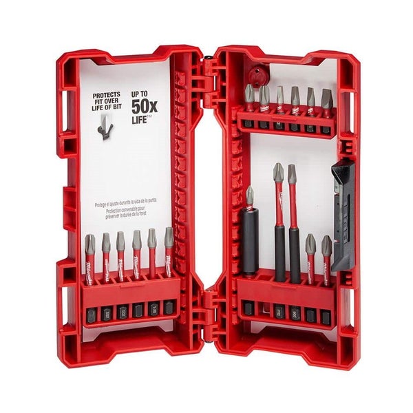 Milwaukee 48324403 18PCS SHOCKWAVE Magnetic Impact Driver Drill Bit Set + Case Carousel 2