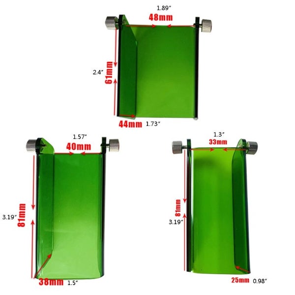 Practical Laser Safety Goggles Protective Glasses Shield 33mm 40mm Carousel 7