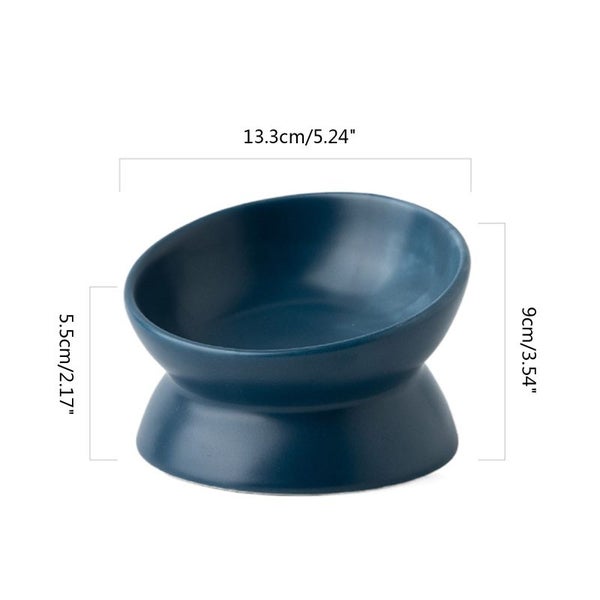 Elevated Cat Bowls Small Dog 15 Tilted Raised Food Feeding Dish Carousel 7