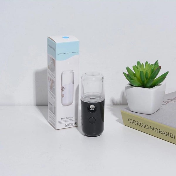 1PC Air Humidifier Black USB Interface 30Ml Spray Water Replenishing Carousel 6