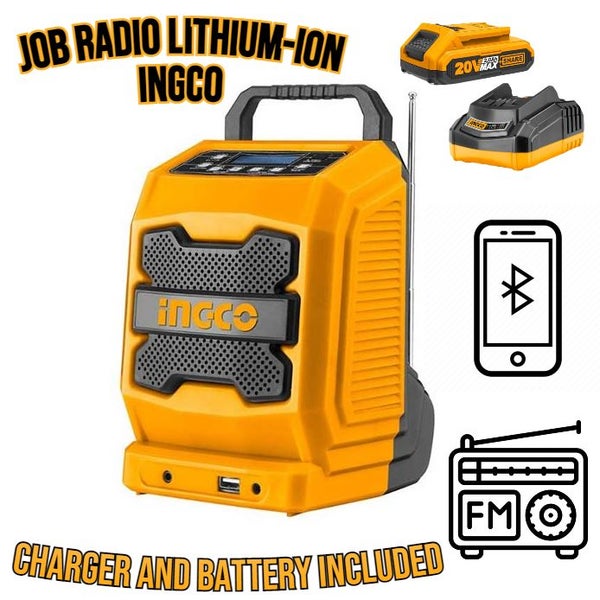 Job Radio Lithium-ion Ingco Carousel 1