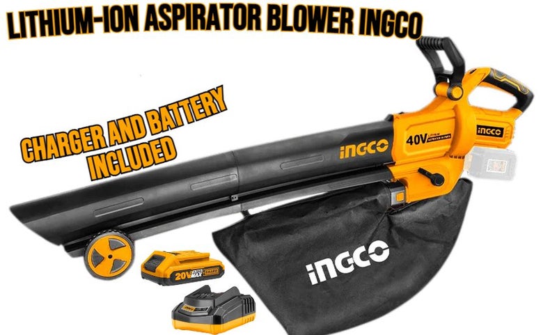 Lithium-ion aspirator blower INGCO Carousel 1