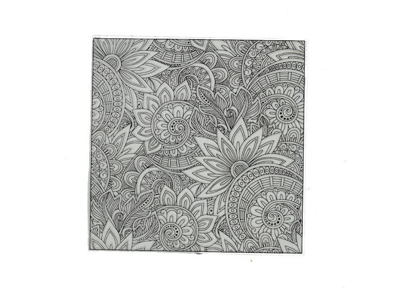 Mandala Texture Polymer Clay Stamp Sheets For DIY Clay Jewelry Earring Carousel 2