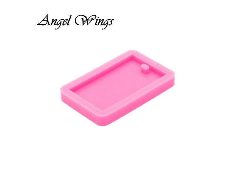 Rectangular Silicone Molds For DIY Necklace Jewelry With Shiny Epoxy Resin Carousel 1