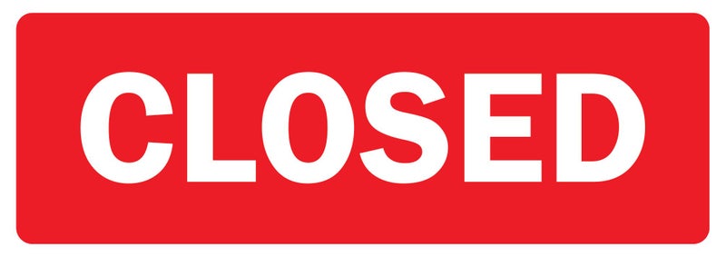 Sign Safety Open/Closed Double-sided 340x120mm Carousel 2