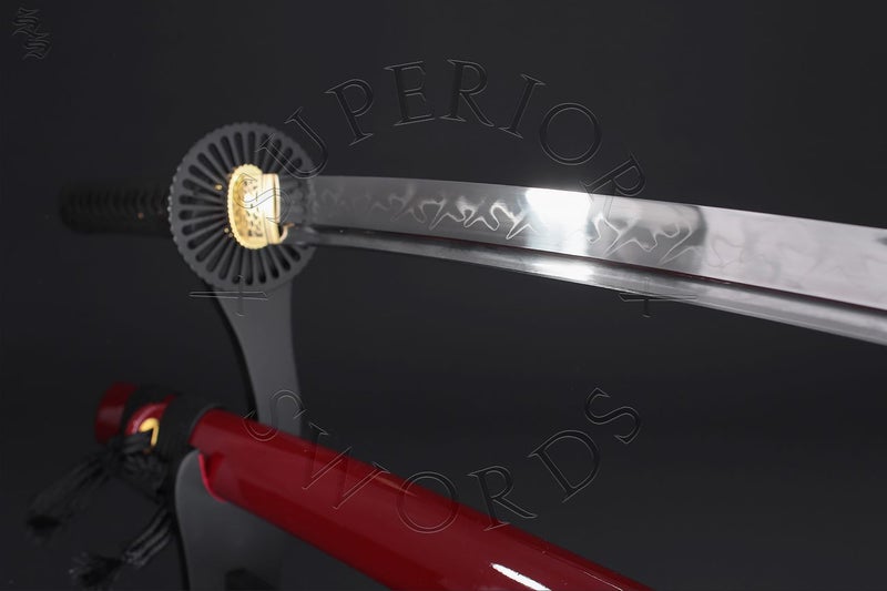 Samurai Sword - Tentai X - Clay Tempered Katana Carousel 9