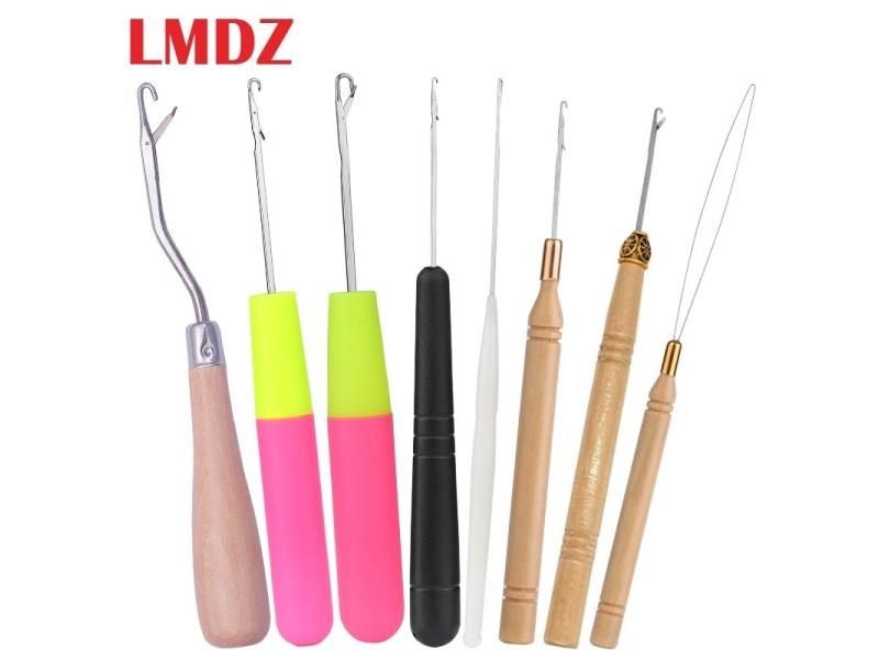 LMDZ Wig Crochet Needles Set For Hair Weave Carpets Repair Carousel 2