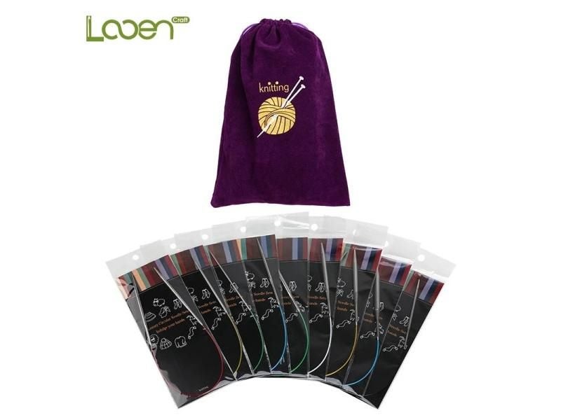 Looen 14 Size 2.25-10.0mm Knitting Set Circular Needle Knitted Kit 80cm Needle Carousel 2
