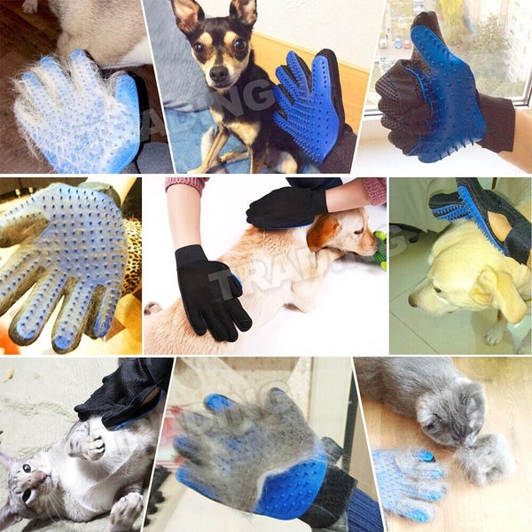Pet Dog Cat Grooming Cleaning Magic Glove Hair For Dirt Remover Brush Deshedding Carousel 7