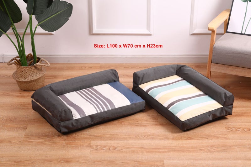 CHRISTMAS SALE Pet Dog Bed Luxury waterproof Sofa Bed with L-Shaped Cushioned HQ63667582121089110