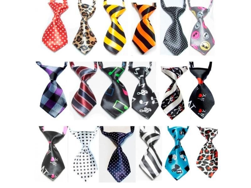 Boys Fashion Print Tie For Kids Cravat Small Neckwear Carousel 1