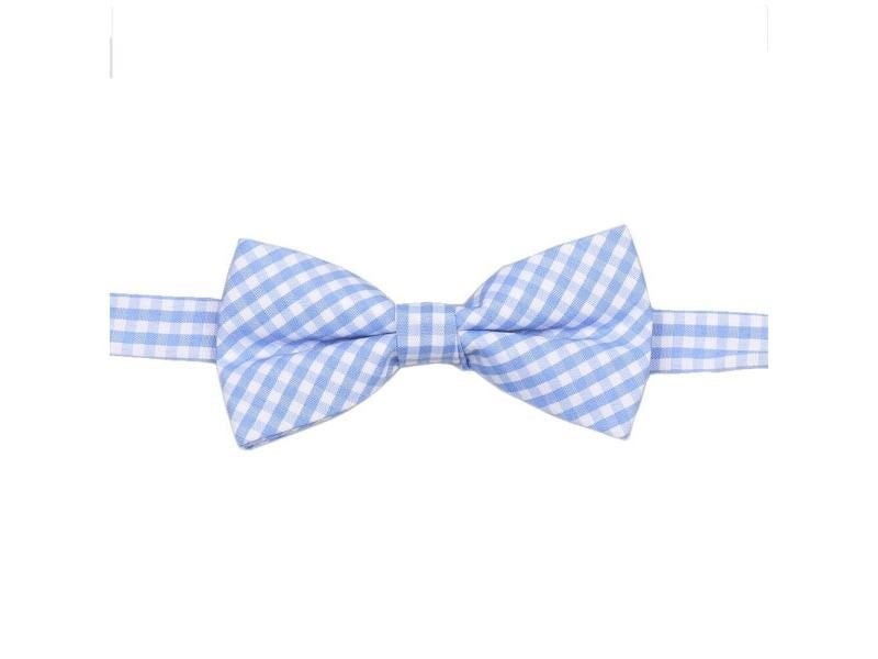 Kids Bow Ties Plaid Cotton Butterfly Small Size Party Gift Carousel 1