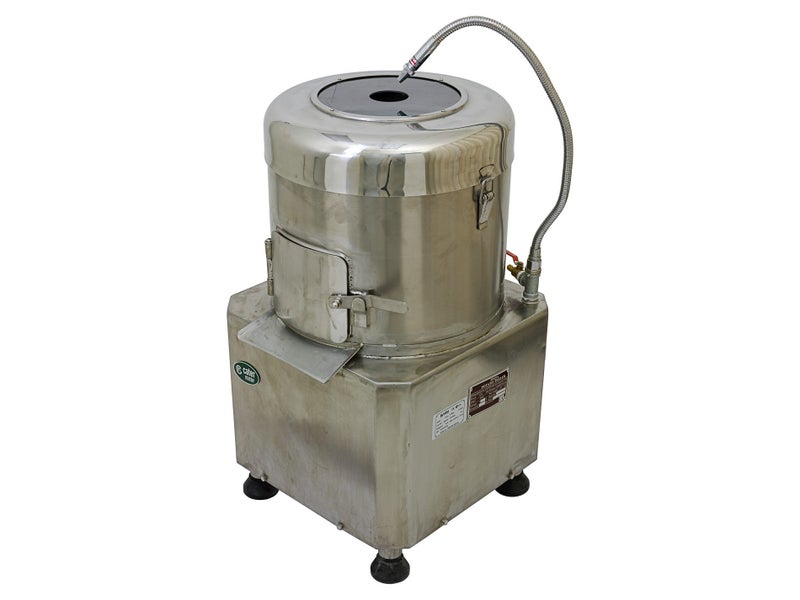 15kg Potato Peeling Machine - 750W Electric - Commercial Kitchen Drum Peeler Carousel 1