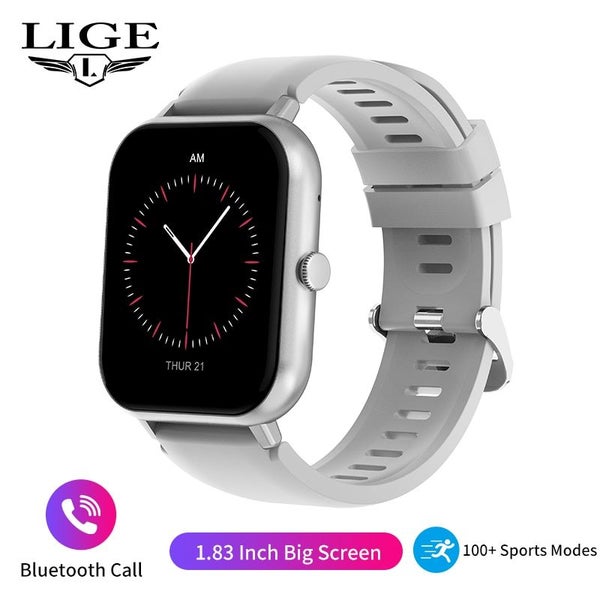 LIGE Bluetooth Call Smart Watch Men Women Full Touch Screen Sports Carousel 1