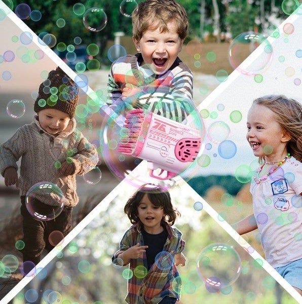 Bubble Gun with 76 Holes Carousel 7
