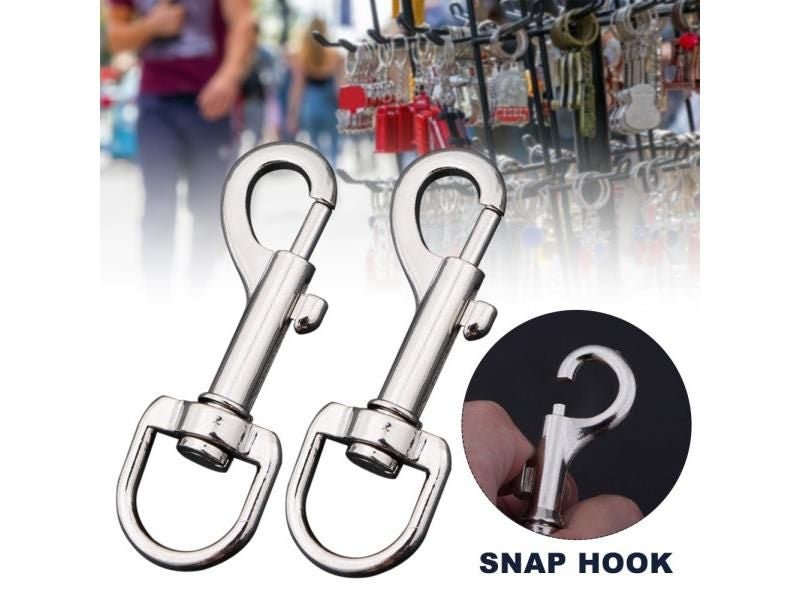 2pcs Eye Bolt Zinc Alloy Dog Rustproof Buckle Swivel Snap Hook Replacement Carousel 1