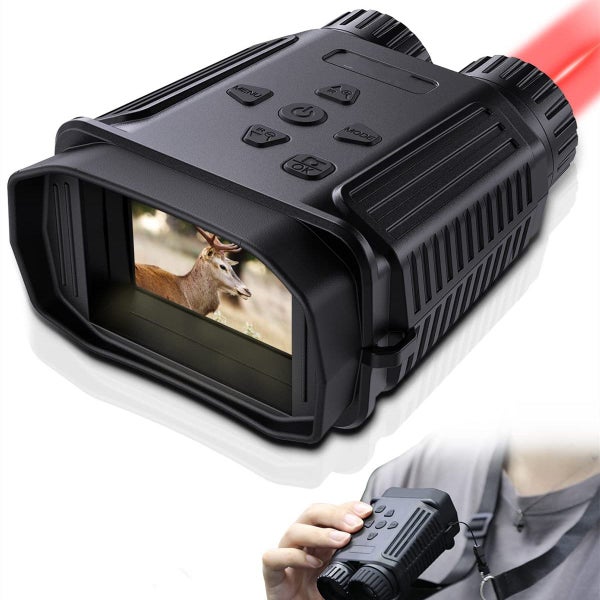 Night Vision Googles 1080P Binoculars Waterproof with 8X Digital Zoom for Darkne Carousel 2