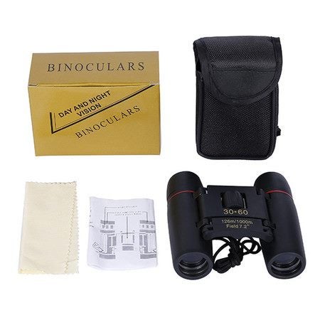 30x60 HD Telescope Long Range Folding Binoculars with Low Light Night Vision Carousel 2