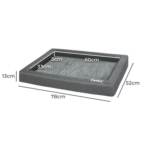 Pawz Memory Foam Pet Bed Calming Dog Cushion Orthopedic Mat Washable Removable M Carousel 2
