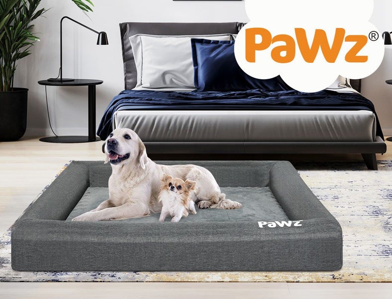 Pawz Memory Foam Pet Bed Calming Dog Cushion Orthopedic Mat Washable Removable L Carousel 10
