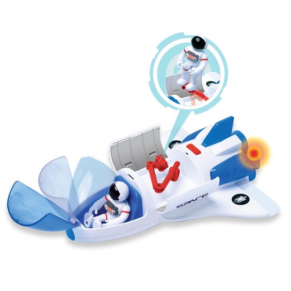 Astro Ventures Space Shuttle w Wheels Toy Kids Interactive Fun Play 3y+ White Carousel 2