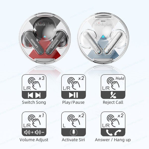 Lenovo LP10 Bluetooth 5.2 Earphone TWS HiFi Wireless Headphones with Carousel 7