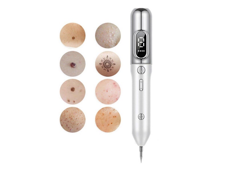 Electric Plasma Freckle Removal Pen Face Skin Dark Spot Removal Device Silver Carousel 4
