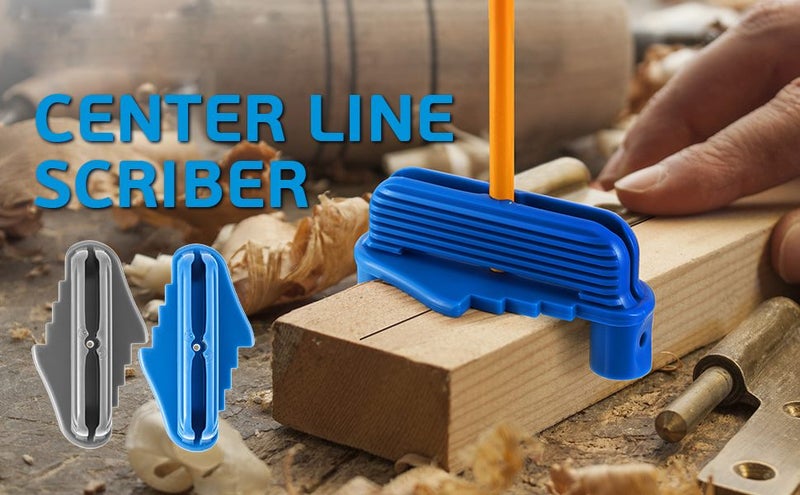 Woodworking Center Scribe Scriber Line Wood Marking Offset Finder Gauge Tool Carousel 11