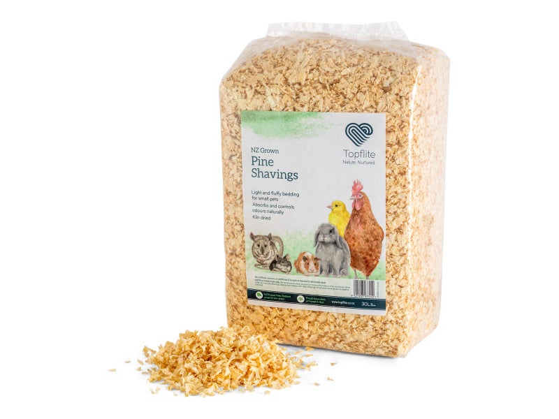 Topflite Pine Shavings Animal Bedding 30L Carousel 1