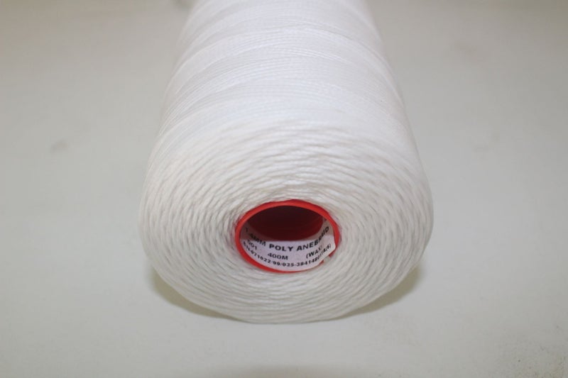 WAXED THREAD... 1.4MM WHITE 400M SPECIAL 50% OFF Carousel 2