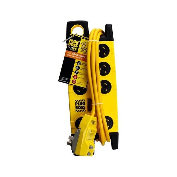 HPM 8-Way Safety Powerboard Bossinc 8 Plug Outlets w 3.1m Lead Surge Protection Carousel 1